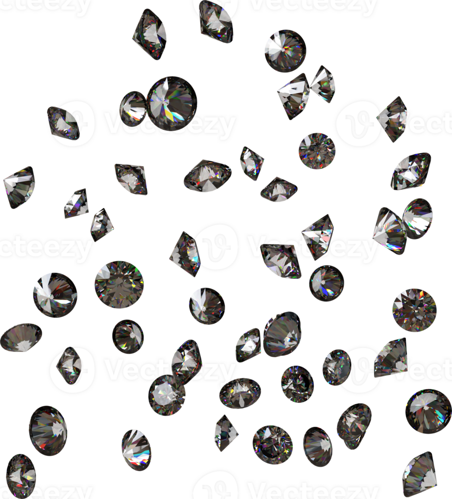 falling diamond gem stone png