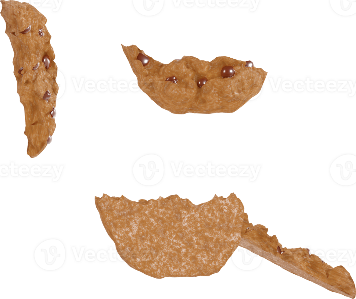 Flying Chocolate chip cookies png
