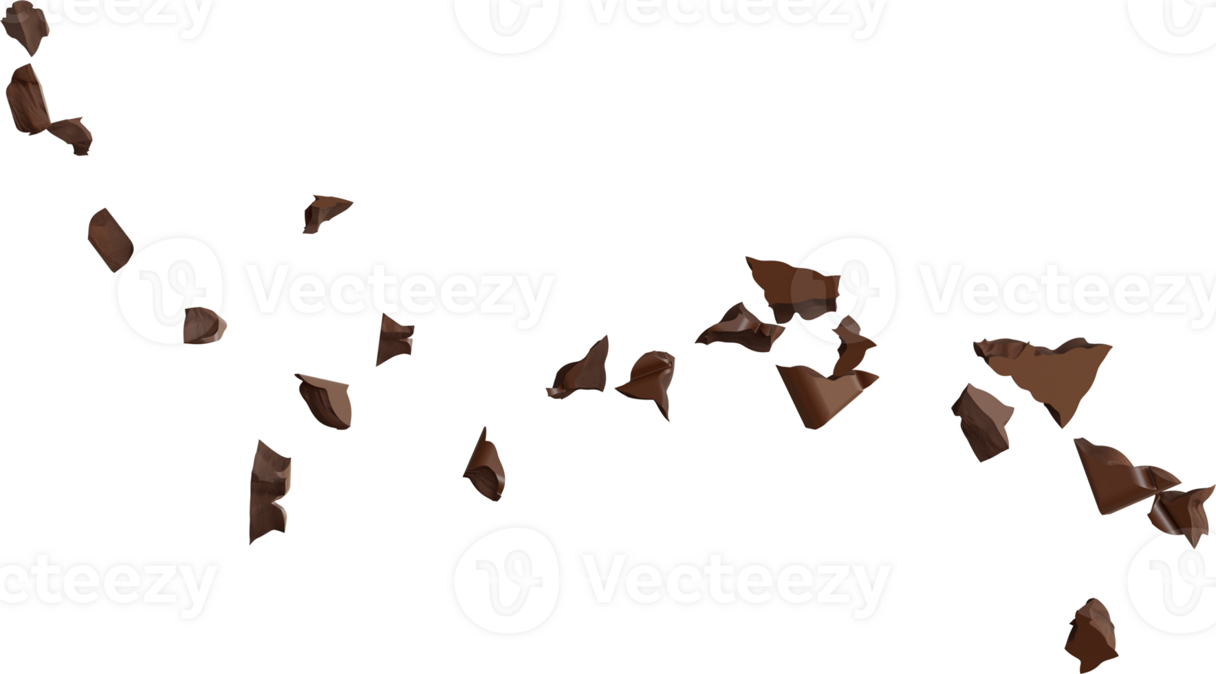 falling Broken chocolate bar png