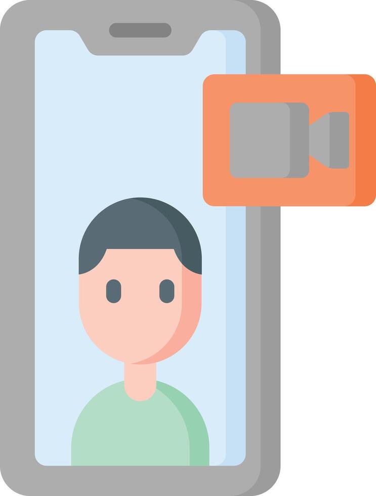 videocall illustration design vector