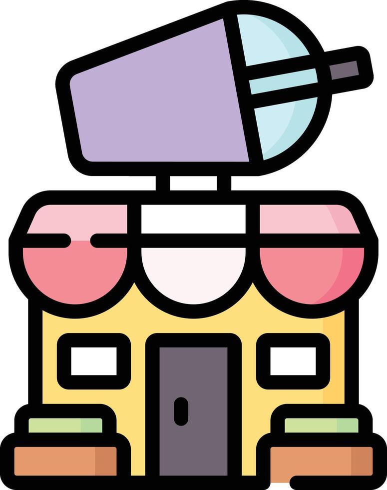 shop illustration design vector