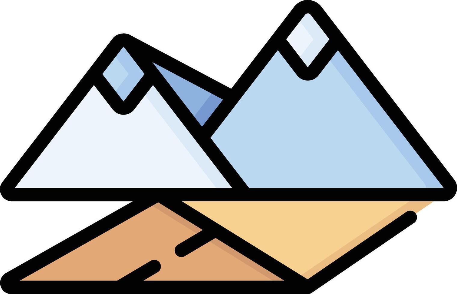 mountain illustration design vector