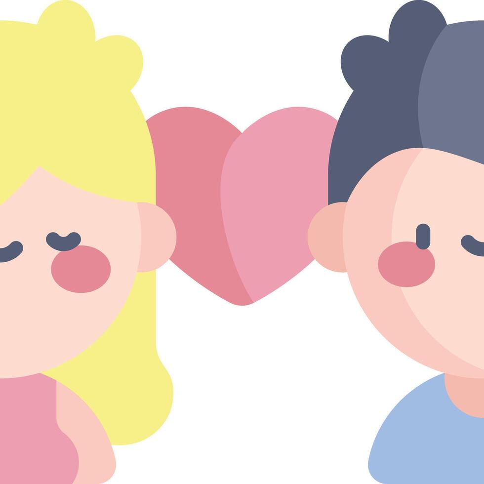 in love illustration design vector