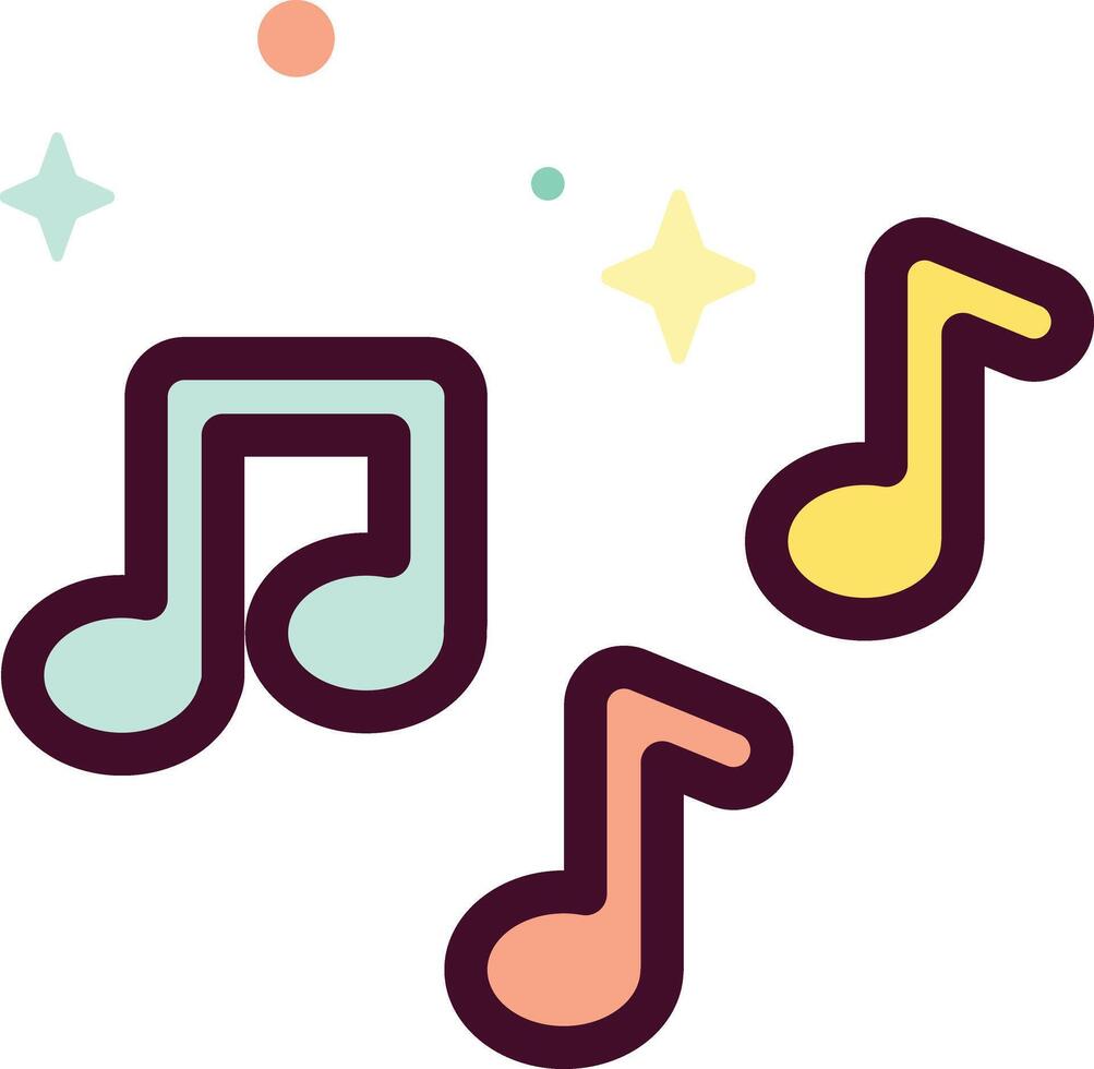 musical notes illustration design vector