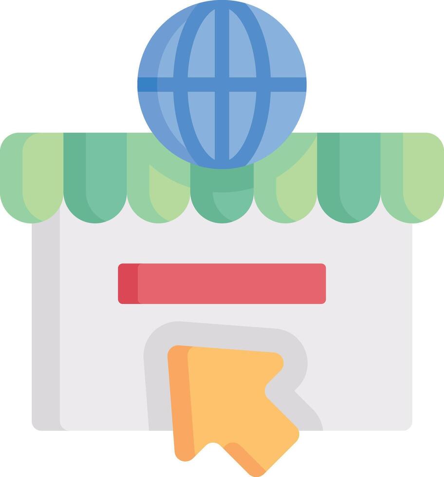 online shop illustration design vector