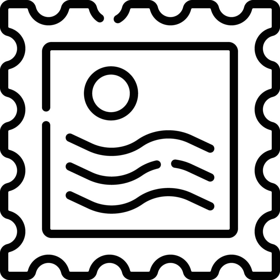 post stamp illustration design vector