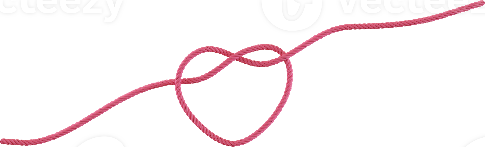 pink rope knot 46790565 PNG