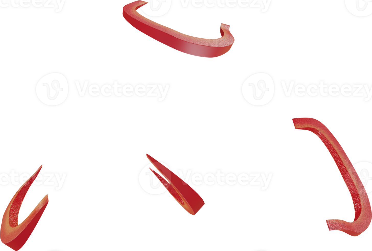 red paprika sliced png