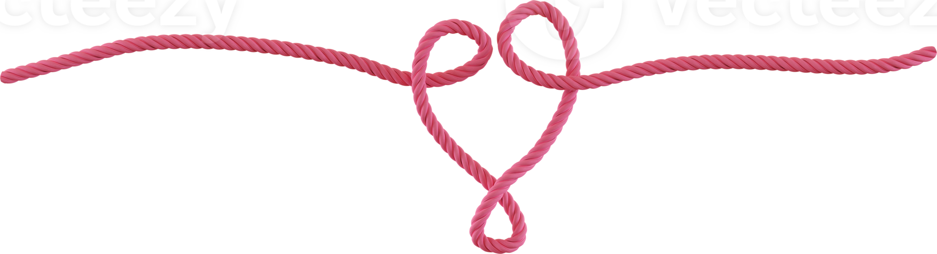 rope heart knot png