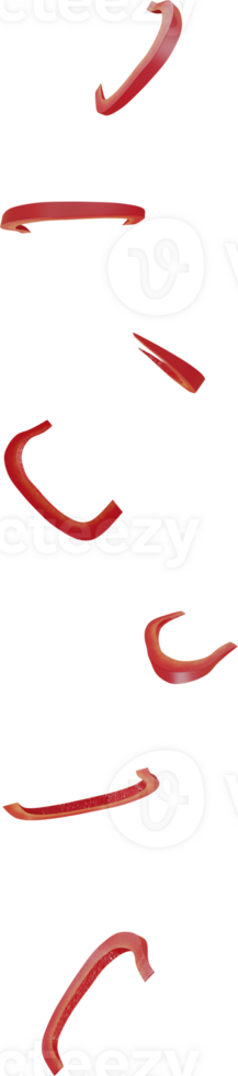 red paprika sliced png