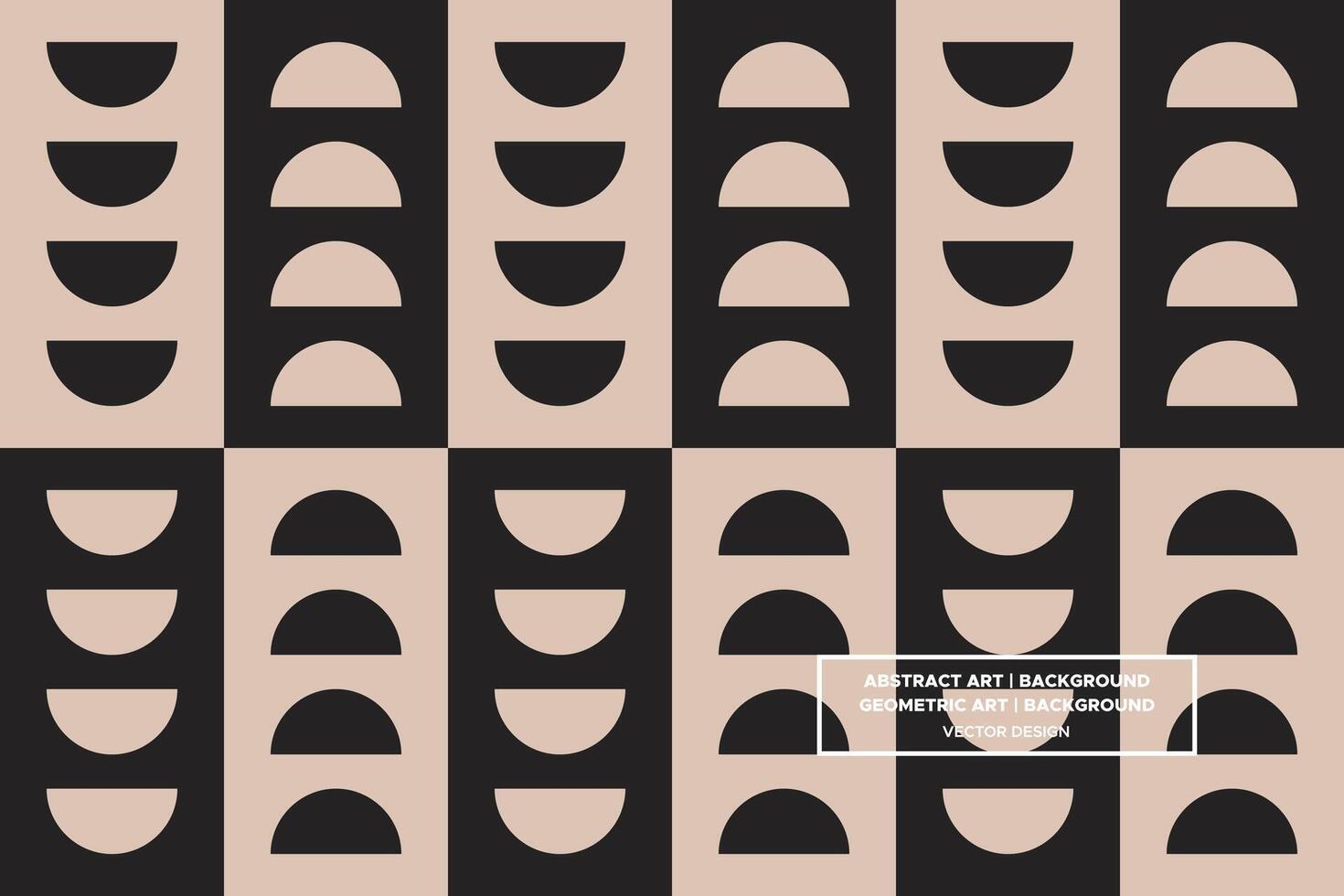 Geometric Pattern - Geometric Background - Abstract Background - Circles - Brown - Use in Website Design, Packaging, Wall Art, Wallpaper, Poster, Banner, Profile, Brochure, Apparel, Textiles vector