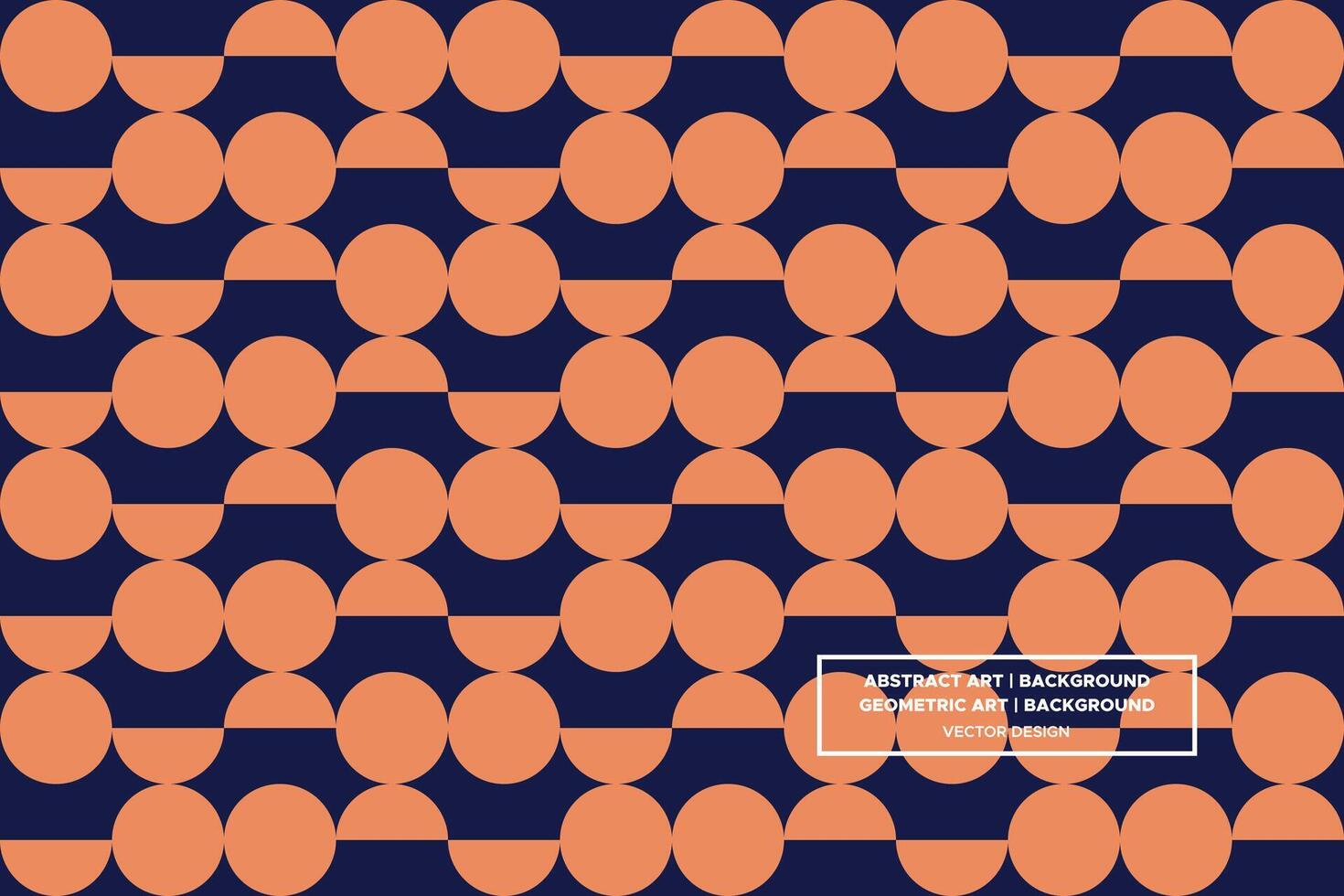 Geometric Pattern - Geometric Background - Abstract Background - Circles - Brown - Use in Website Design, Packaging, Wall Art, Wallpaper, Poster, Banner, Profile, Brochure, Apparel, Textiles vector