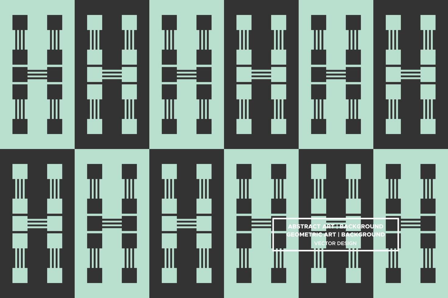 Geometric Pattern - Geometric Background - Abstract Background - Mixed Shapes - Green - Use in Website Design, Packaging, Wall Art, Wallpaper, Poster, Banner, Profile, Brochure, Apparel, Textiles vector