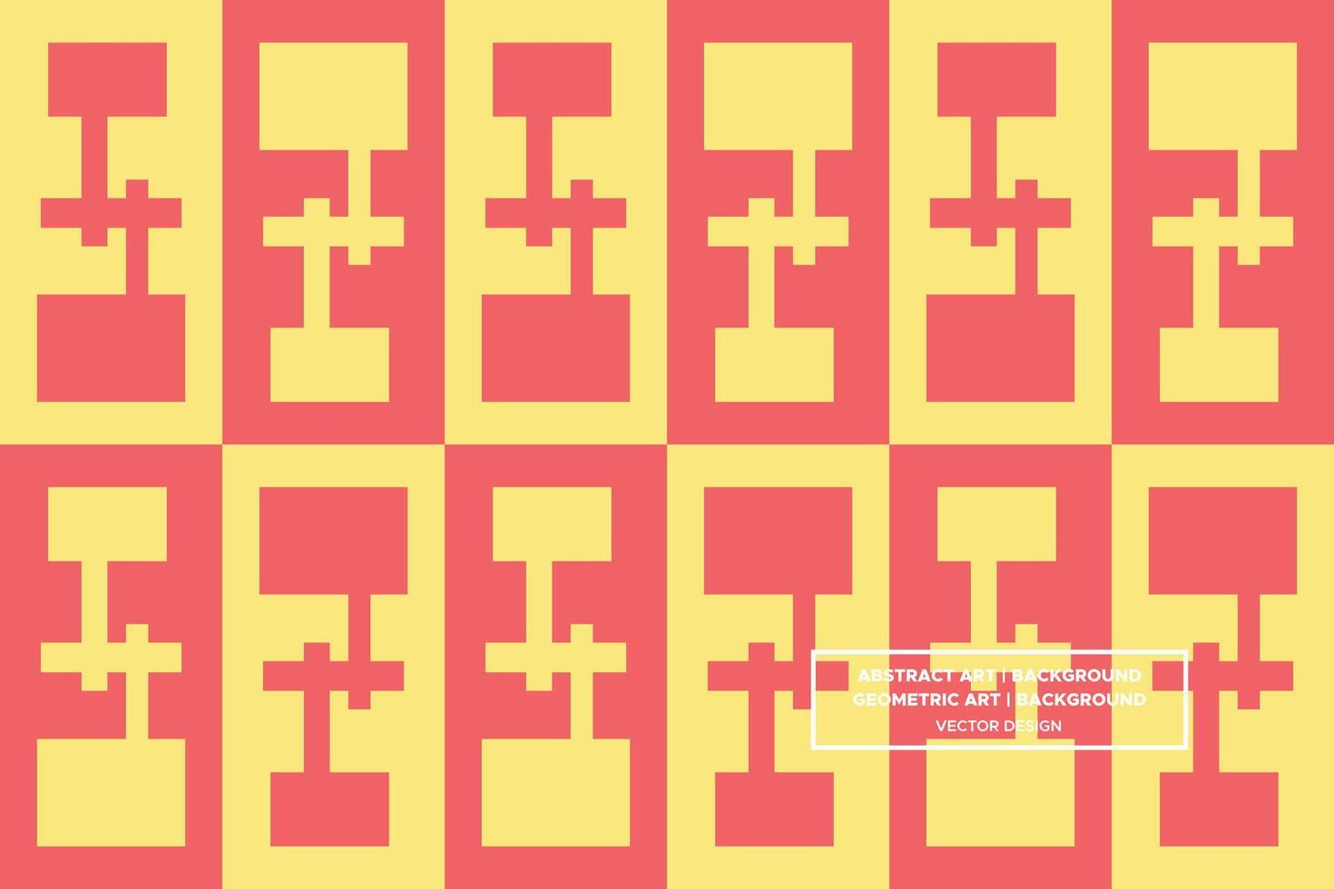 Geometric Pattern - Geometric Background - Abstract Background - Mixed Shapes - Orange - Use in Website Design, Packaging, Wall Art, Wallpaper, Poster, Banner, Profile, Brochure, Apparel, Textiles vector
