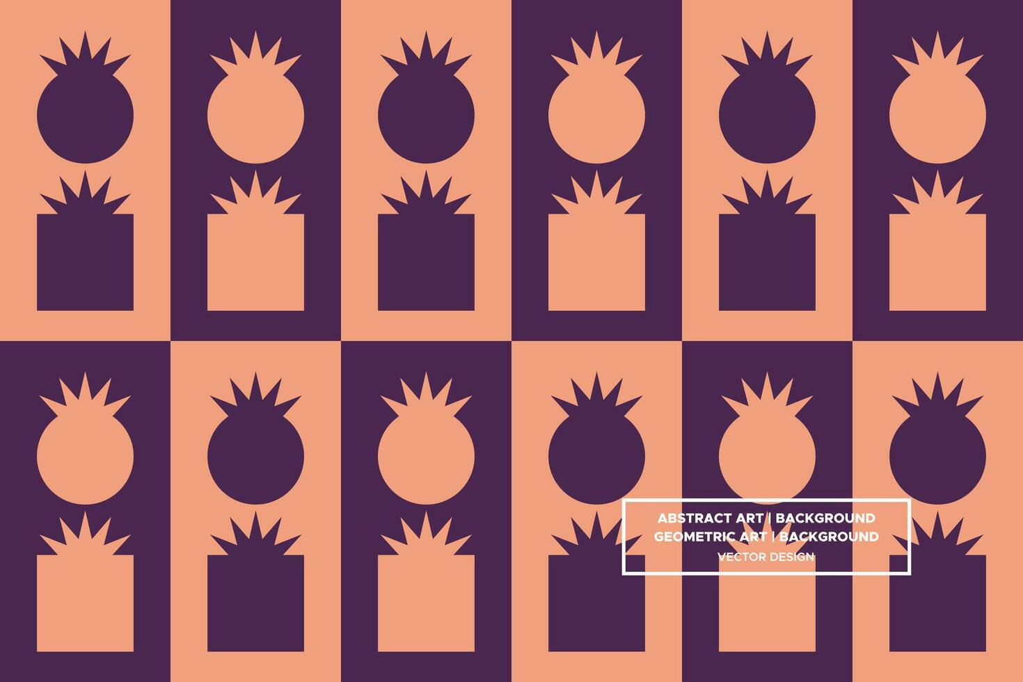 Geometric Pattern - Geometric Background - Abstract Background - Mixed Shapes - Brown - Use in Website Design, Packaging, Wall Art, Wallpaper, Poster, Banner, Profile, Brochure, Apparel, Textiles vector