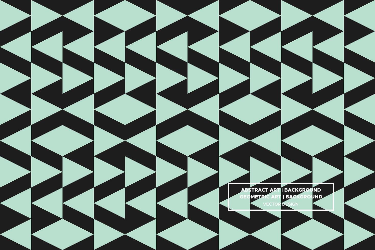 Geometric Pattern - Geometric Background - Abstract Background - Triangles - Green - Use in Website Design, Packaging, Wall Art, Wallpaper, Poster, Banner, Profile, Brochure, Apparel, Textiles vector
