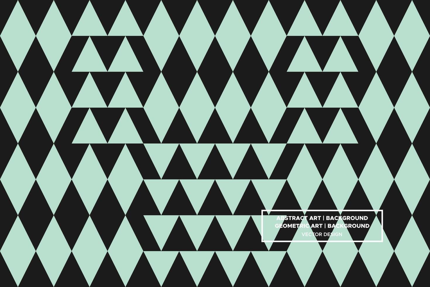 Geometric Pattern - Geometric Background - Abstract Background - Triangles - Green - Use in Website Design, Packaging, Wall Art, Wallpaper, Poster, Banner, Profile, Brochure, Apparel, Textiles vector