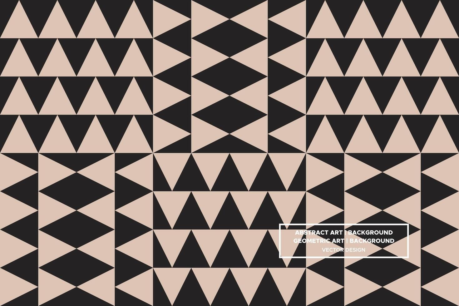 Geometric Pattern - Geometric Background - Abstract Background - Triangles - Brown - Use in Website Design, Packaging, Wall Art, Wallpaper, Poster, Banner, Profile, Brochure, Apparel, Textiles vector