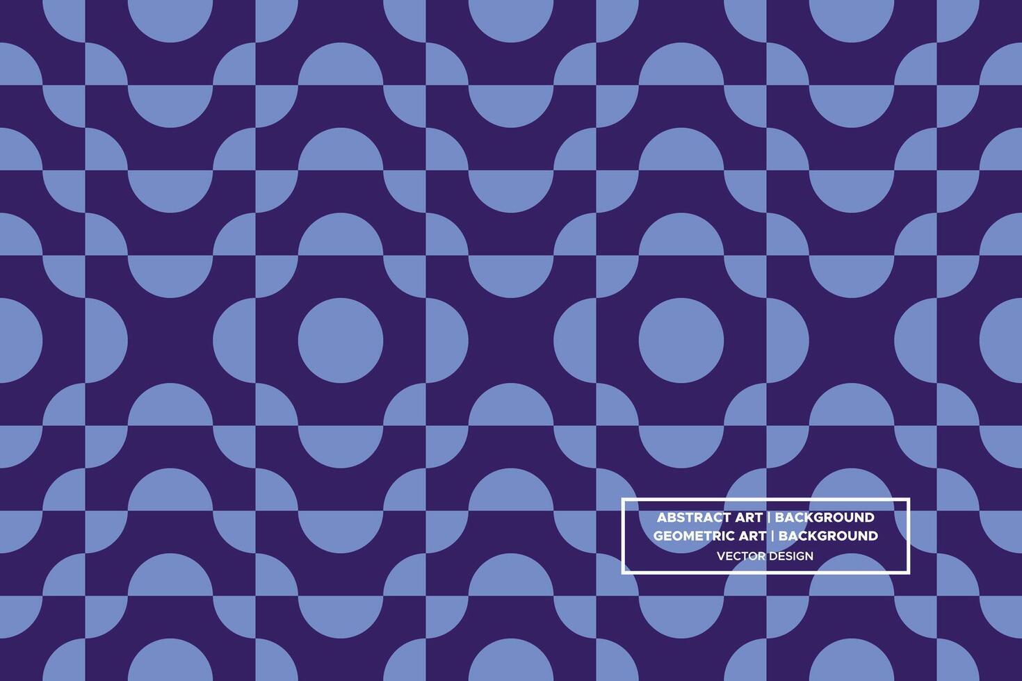 Geometric Pattern - Geometric Background - Abstract Background - Circles - Blue - Use in Website Design, Packaging, Wall Art, Wallpaper, Poster, Banner, Profile, Brochure, Apparel, Textiles vector