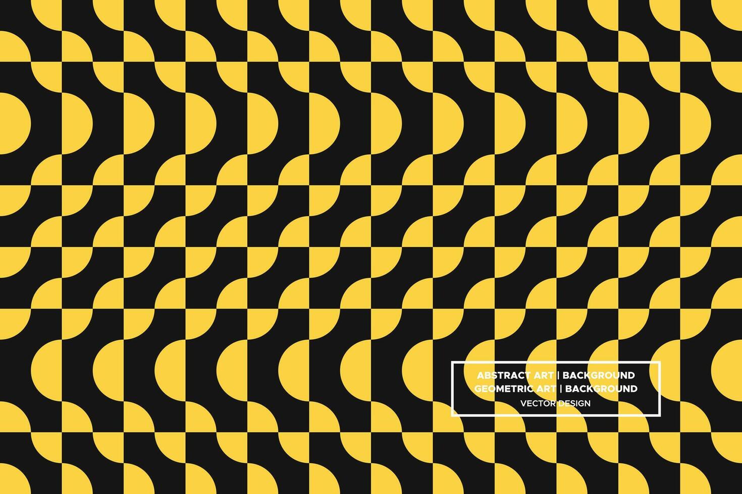 Geometric Pattern - Geometric Background - Abstract Background - Circles - Yellow - Use in Website Design, Packaging, Wall Art, Wallpaper, Poster, Banner, Profile, Brochure, Apparel, Textiles vector