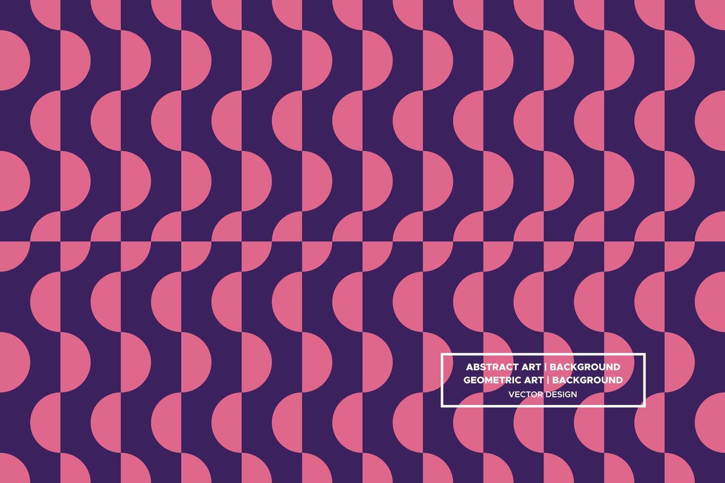Geometric Pattern - Geometric Background - Abstract Background - Circles - Purple - Use in Website Design, Packaging, Wall Art, Wallpaper, Poster, Banner, Profile, Brochure, Apparel, Textiles vector