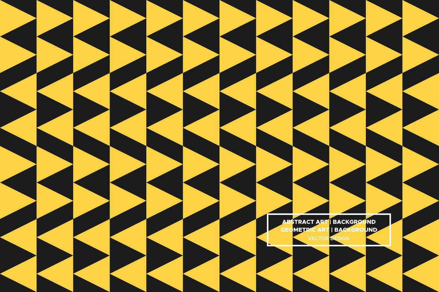 Geometric Pattern - Geometric Background - Abstract Background - Triangles - Yellow - Use in Website Design, Packaging, Wall Art, Wallpaper, Poster, Banner, Profile, Brochure, Apparel, Textiles vector