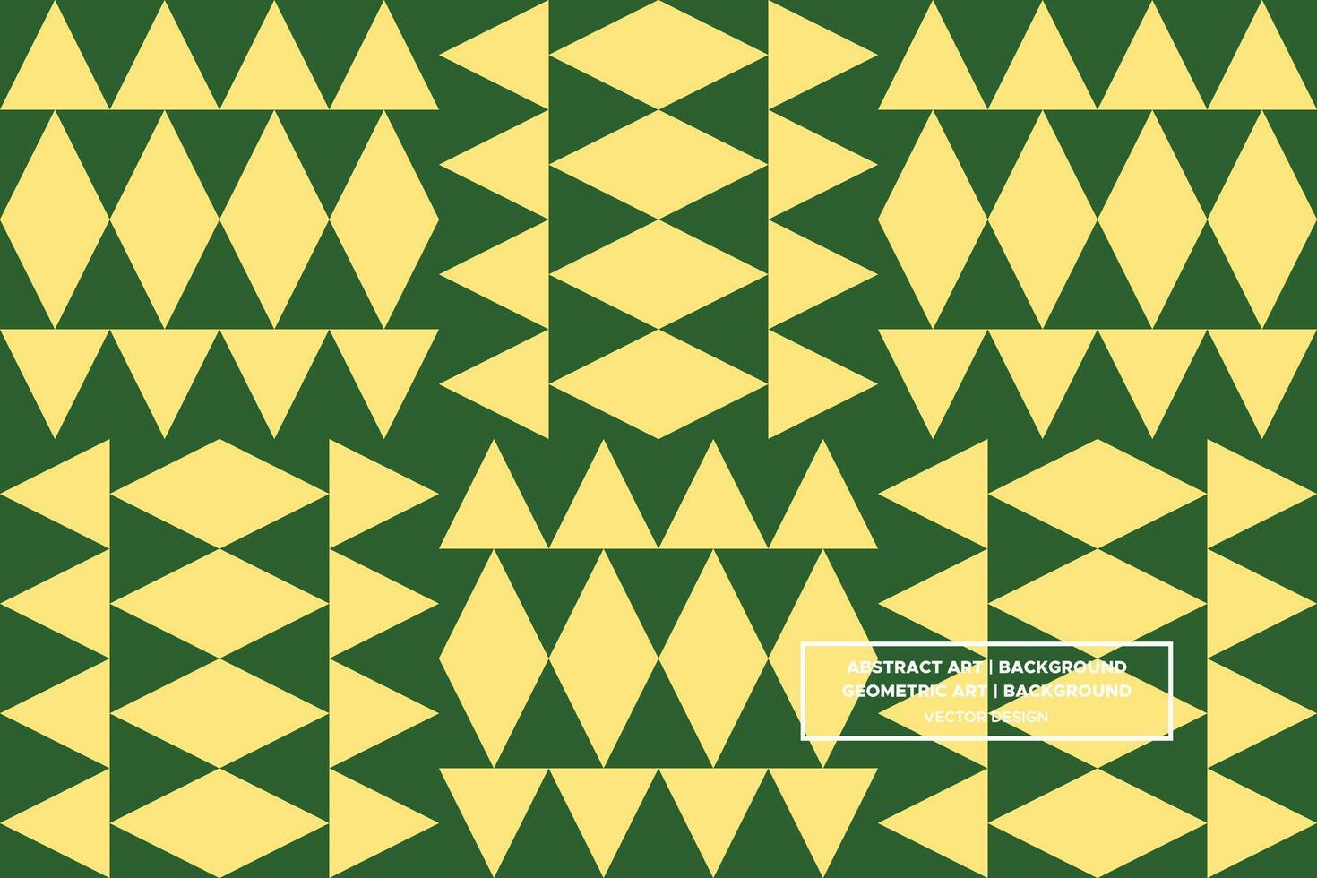 Geometric Pattern - Geometric Background - Abstract Background - Triangles - Yellow - Use in Website Design, Packaging, Wall Art, Wallpaper, Poster, Banner, Profile, Brochure, Apparel, Textiles vector