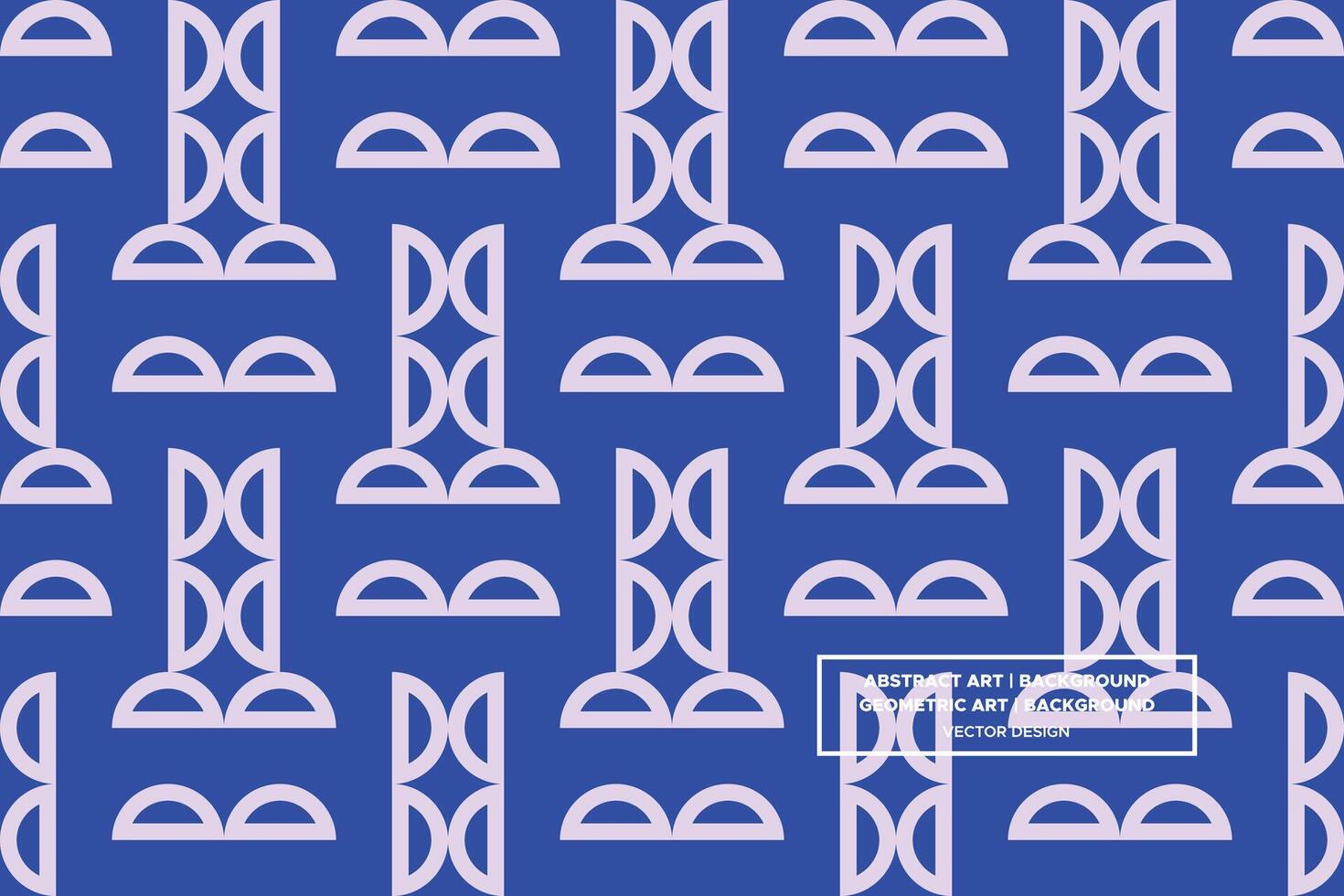 Geometric Pattern - Geometric Background - Abstract Background - Circles - Blue - Use in Website Design, Packaging, Wall Art, Wallpaper, Poster, Banner, Profile, Brochure, Apparel, Textiles vector