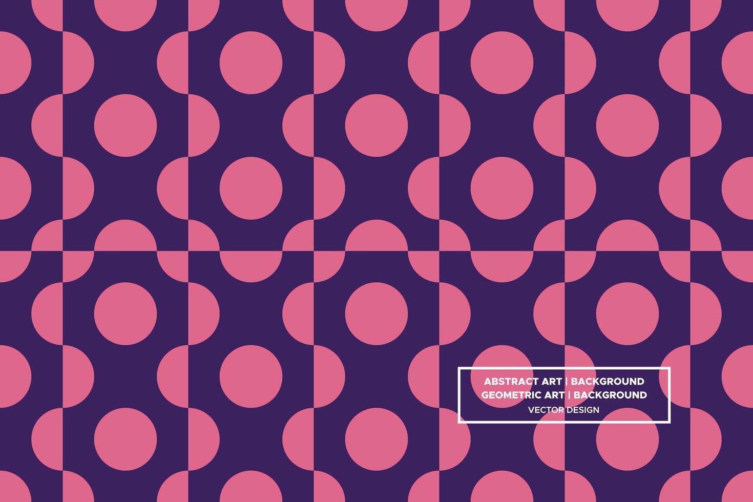 Geometric Pattern - Geometric Background - Abstract Background - Circles - Purple - Use in Website Design, Packaging, Wall Art, Wallpaper, Poster, Banner, Profile, Brochure, Apparel, Textiles vector