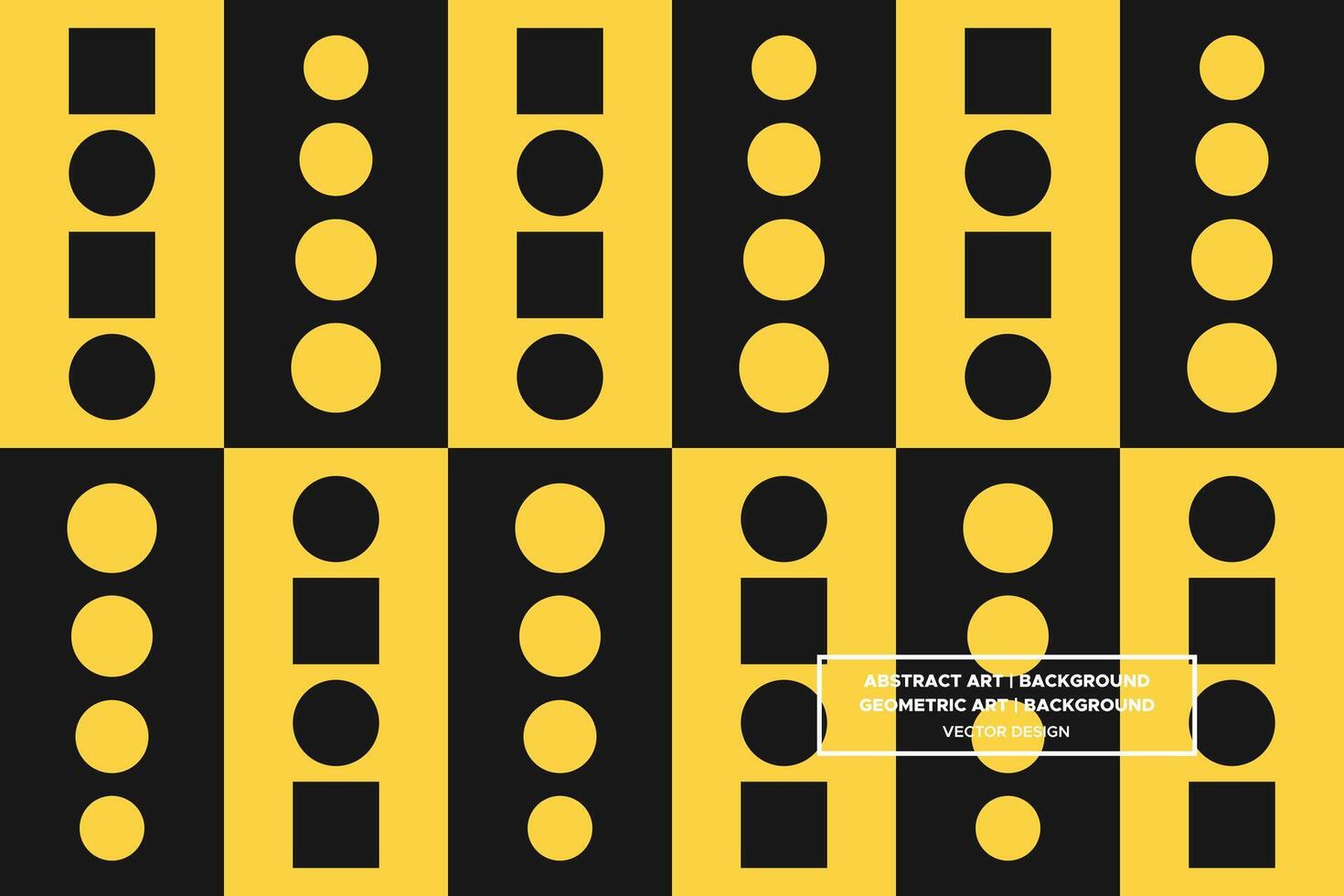 Geometric Pattern - Geometric Background - Abstract Background - Circles - Yellow - Use in Website Design, Packaging, Wall Art, Wallpaper, Poster, Banner, Profile, Brochure, Apparel, Textiles vector