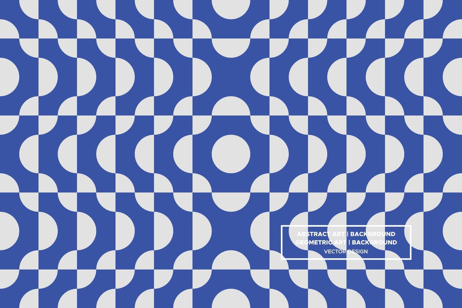 Geometric Pattern - Geometric Background - Abstract Background - Circles - Blue - Use in Website Design, Packaging, Wall Art, Wallpaper, Poster, Banner, Profile, Brochure, Apparel, Textiles vector