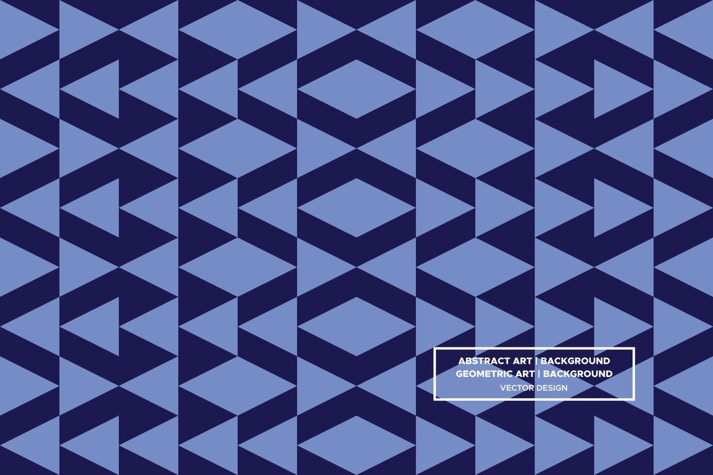 Geometric Pattern - Geometric Background - Abstract Background - Triangles - Blue - Use in Website Design, Packaging, Wall Art, Wallpaper, Poster, Banner, Profile, Brochure, Apparel, Textiles vector