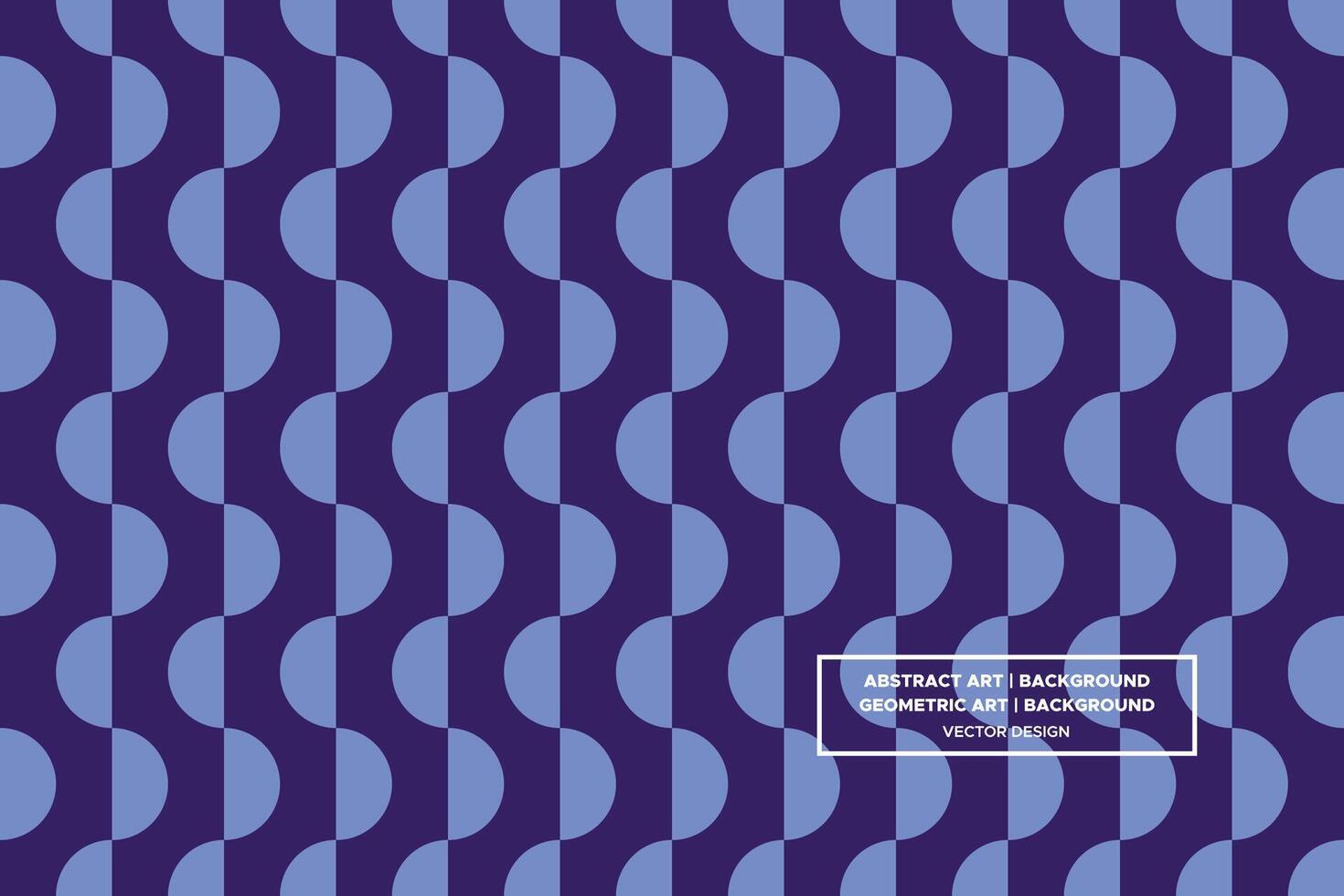 Geometric Pattern - Geometric Background - Abstract Background - Circles - Blue - Use in Website Design, Packaging, Wall Art, Wallpaper, Poster, Banner, Profile, Brochure, Apparel, Textiles vector