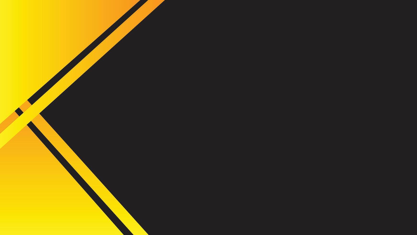 Abstract background design with modern style, abstract background with yellow and black colors vector