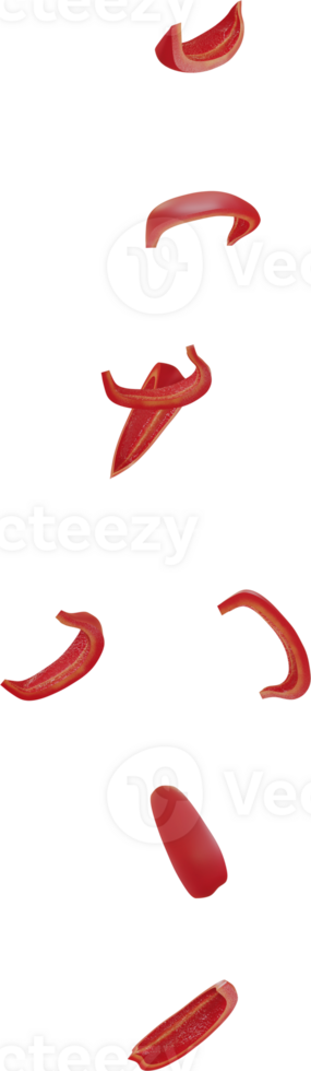red paprika sliced png