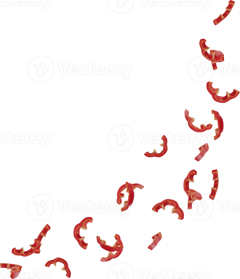 red paprika sliced png