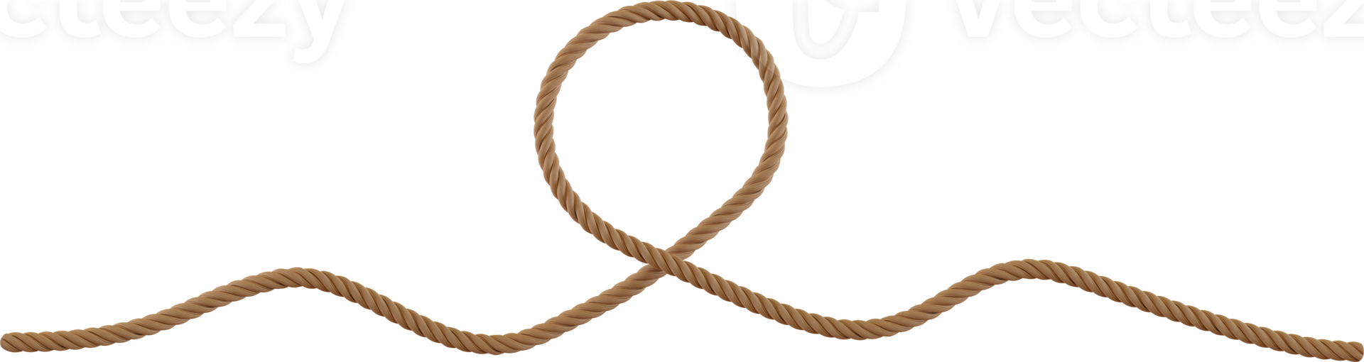 rustic brown rope png