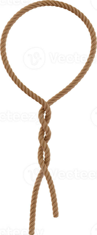 twisted brown rope png