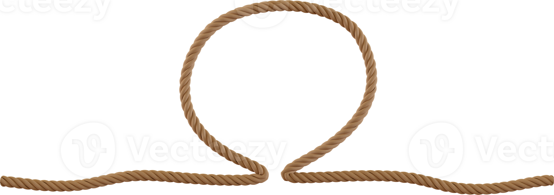 vintage brown rope png