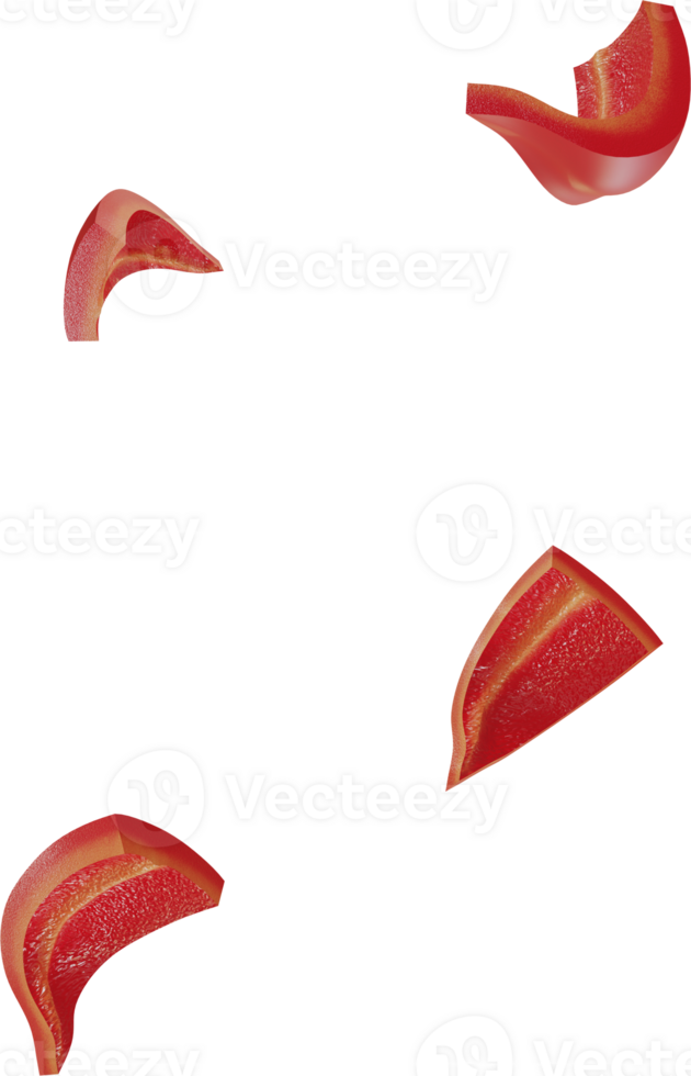 red paprika sliced png