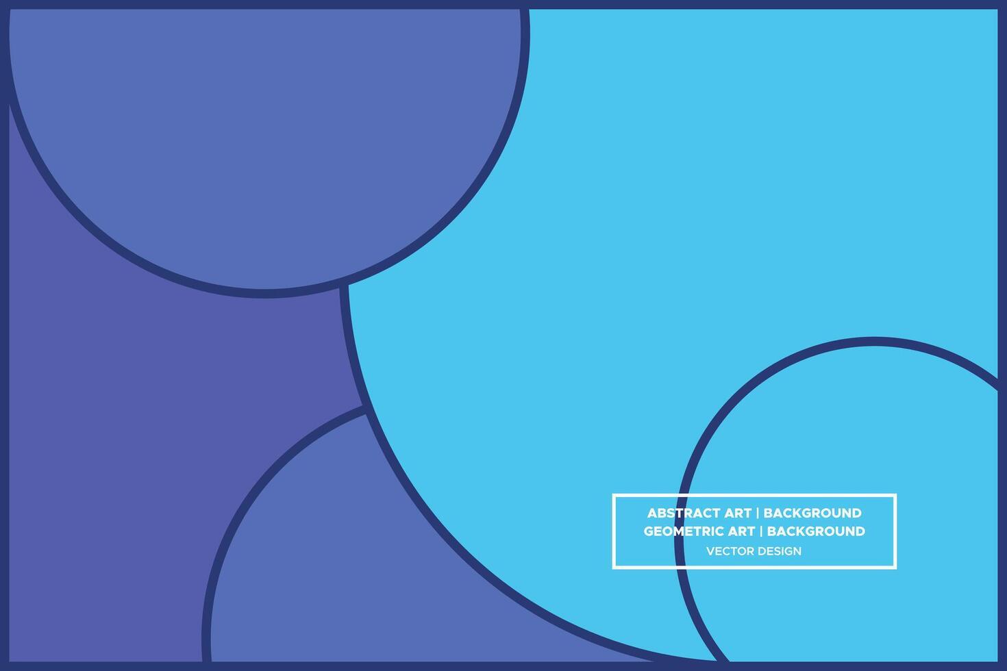 Geometric Pattern - Geometric Background - Abstract Background - Circles - Blue - Use in Website Design, Packaging, Wall Art, Wallpaper, Poster, Banner, Profile, Brochure, Apparel, Textiles vector