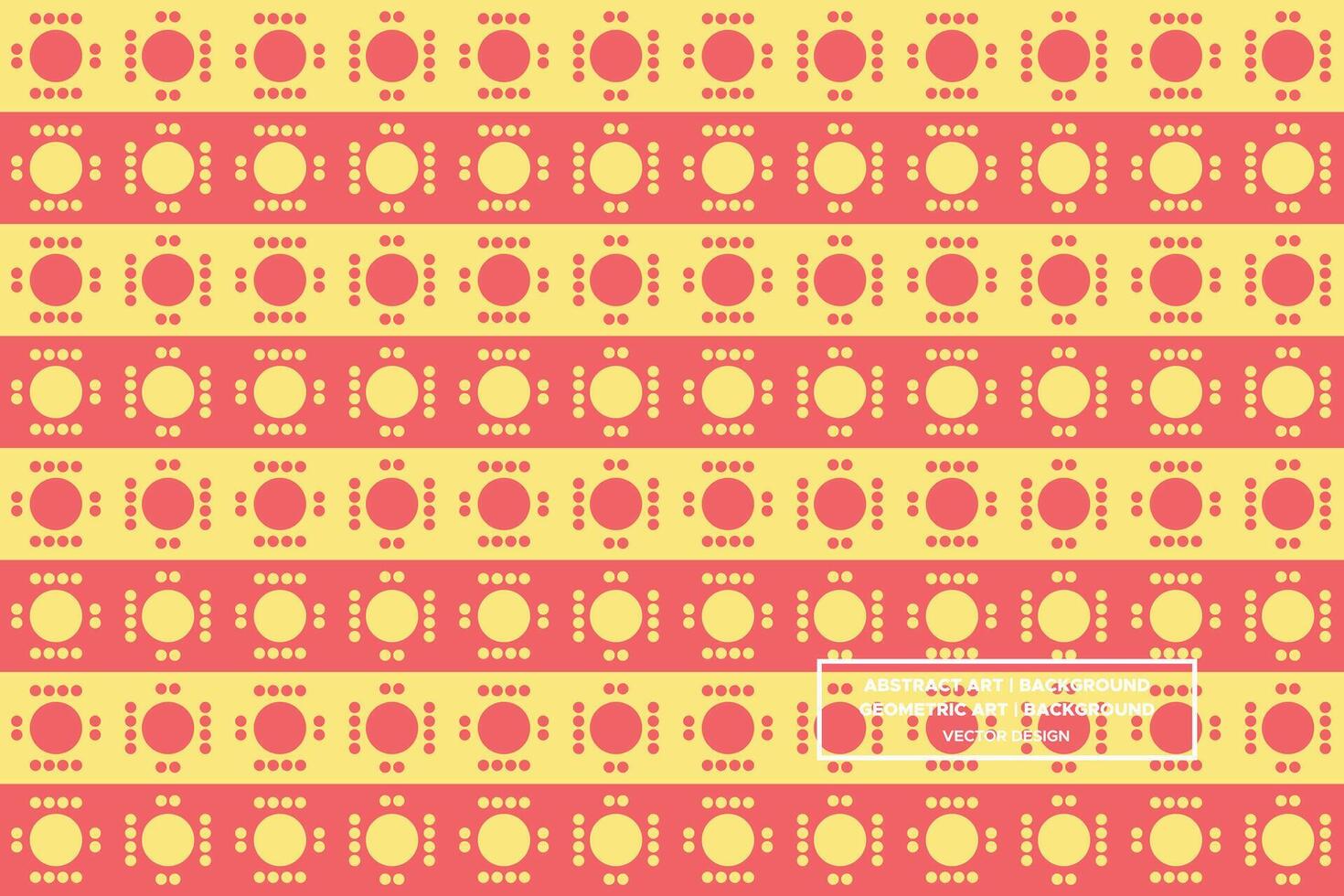 Geometric Pattern - Geometric Background - Abstract Background - Circles - Yellow - Use in Website Design, Packaging, Wall Art, Wallpaper, Poster, Banner, Profile, Brochure, Apparel, Textiles vector