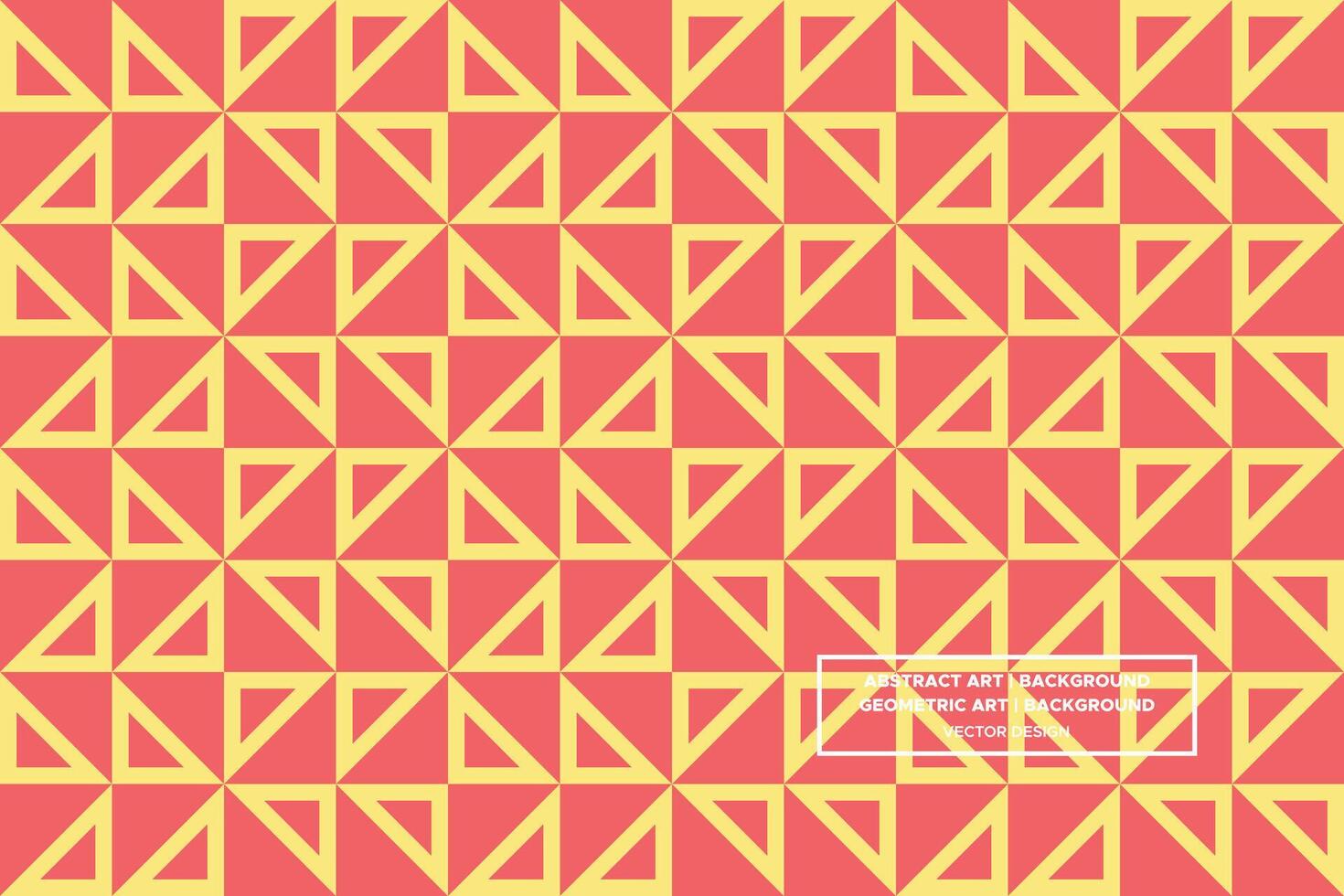 Geometric Pattern - Geometric Background - Abstract Background - Triangles - Yellow - Use in Website Design, Packaging, Wall Art, Wallpaper, Poster, Banner, Profile, Brochure, Apparel, Textiles vector