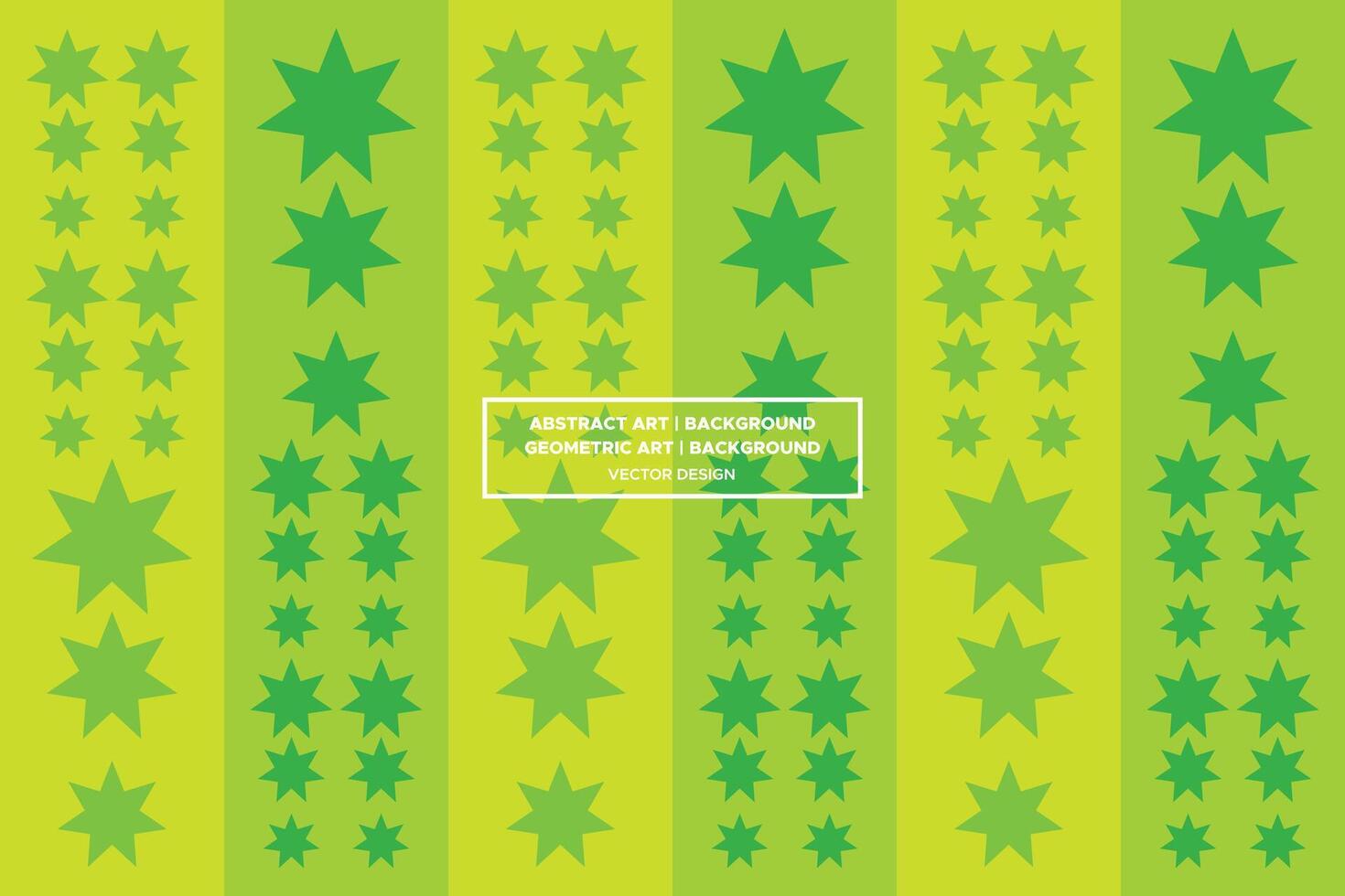 Geometric Pattern - Geometric Background - Abstract Background - Stars - Green - Use in Website Design, Packaging, Wall Art, Wallpaper, Poster, Banner, Profile, Brochure, Apparel, Textiles vector