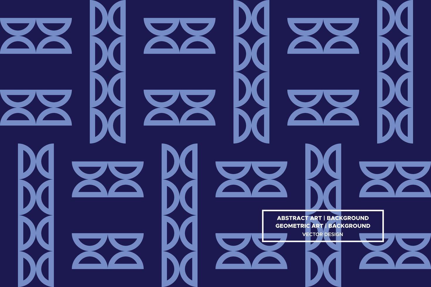 Geometric Pattern - Geometric Background - Abstract Background - Circles - Blue - Use in Website Design, Packaging, Wall Art, Wallpaper, Poster, Banner, Profile, Brochure, Apparel, Textiles vector
