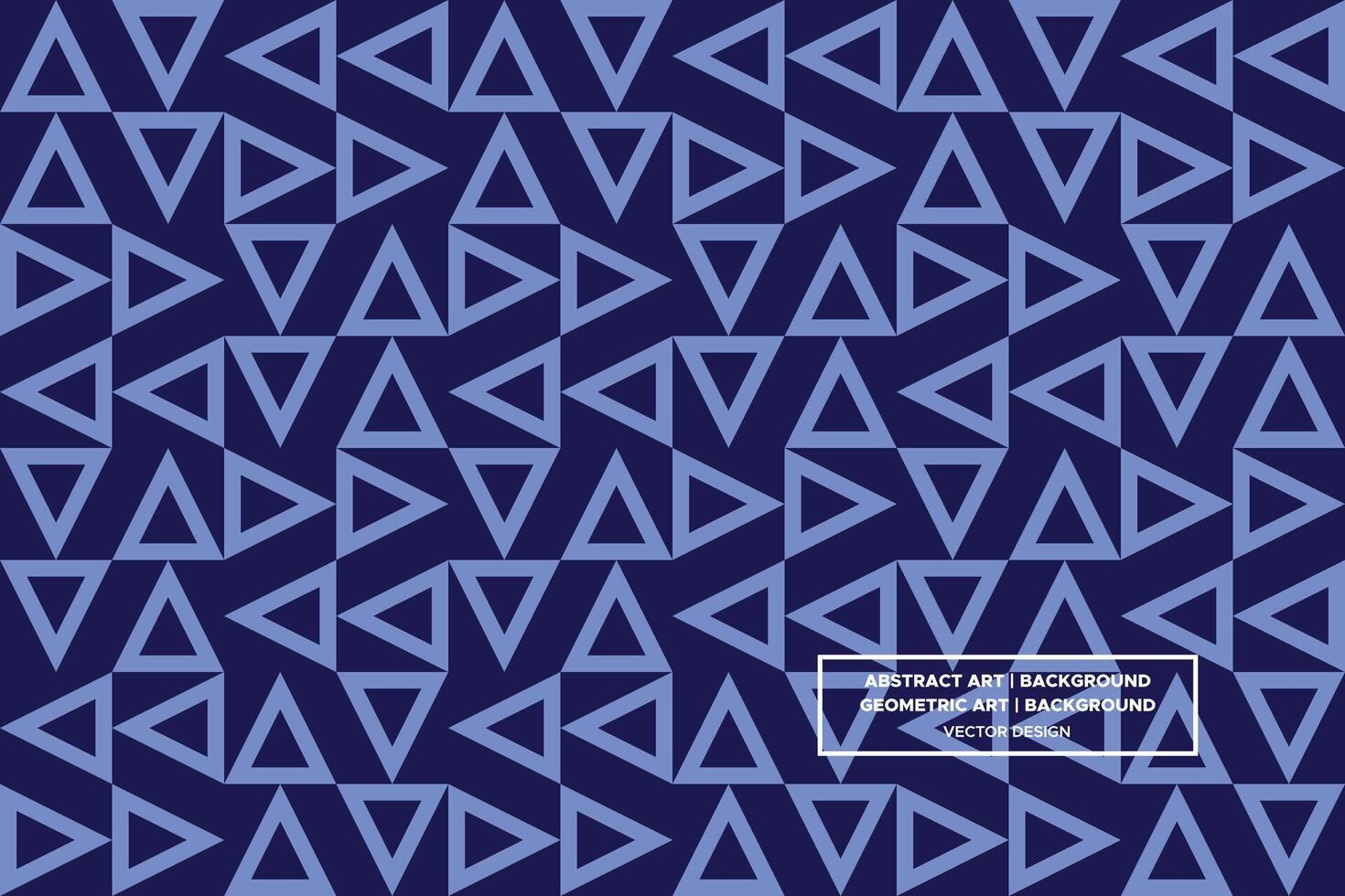 Geometric Pattern - Geometric Background - Abstract Background - Triangles - Blue - Use in Website Design, Packaging, Wall Art, Wallpaper, Poster, Banner, Profile, Brochure, Apparel, Textiles vector