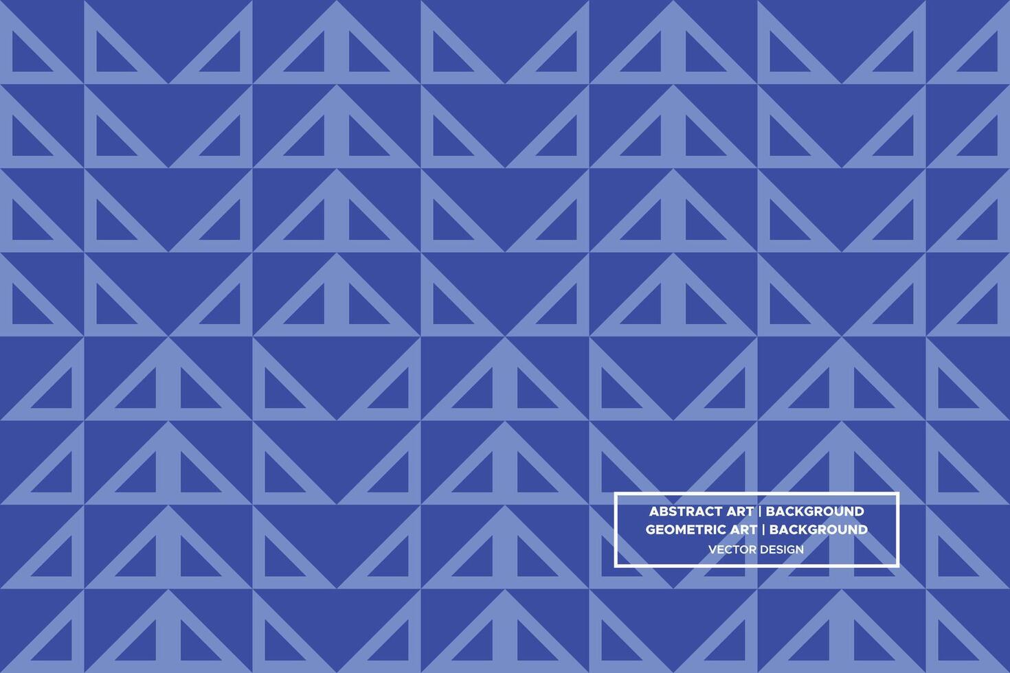 Geometric Pattern - Geometric Background - Abstract Background - Triangles - Blue - Use in Website Design, Packaging, Wall Art, Wallpaper, Poster, Banner, Profile, Brochure, Apparel, Textiles vector