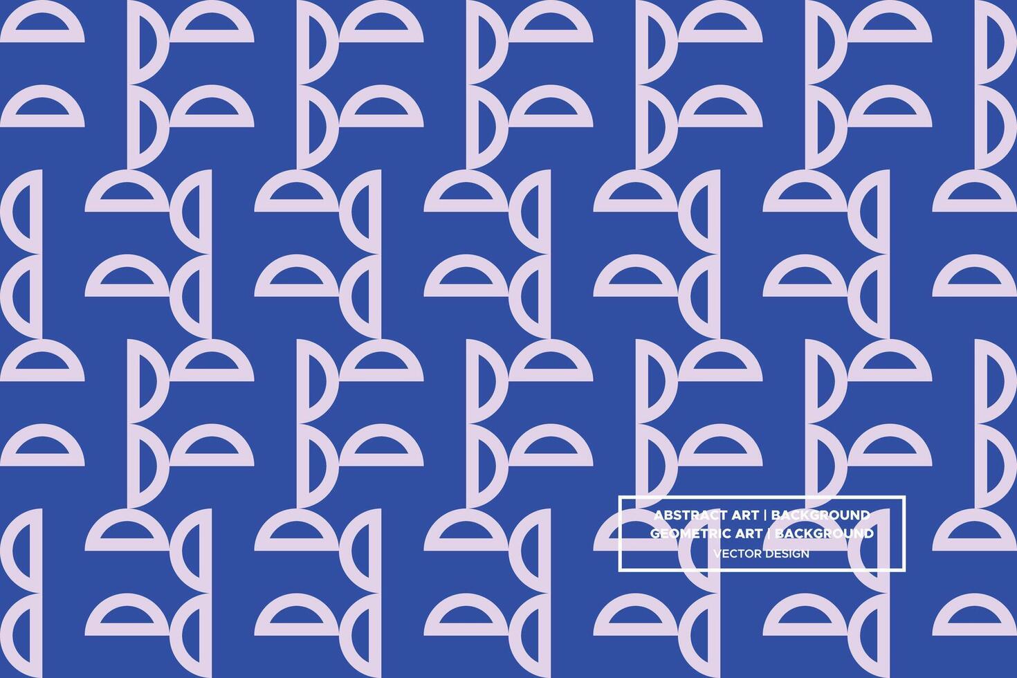 Geometric Pattern - Geometric Background - Abstract Background - Circles - Blue - Use in Website Design, Packaging, Wall Art, Wallpaper, Poster, Banner, Profile, Brochure, Apparel, Textiles vector