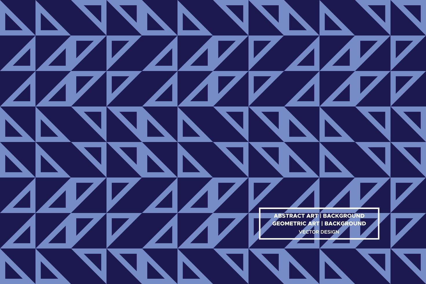 Geometric Pattern - Geometric Background - Abstract Background - Triangles - Blue - Use in Website Design, Packaging, Wall Art, Wallpaper, Poster, Banner, Profile, Brochure, Apparel, Textiles vector