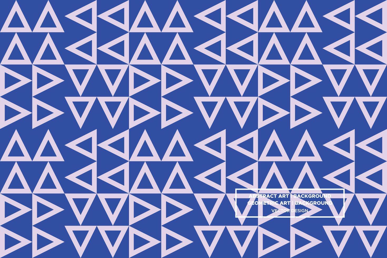 Geometric Pattern - Geometric Background - Abstract Background - Triangles - Blue - Use in Website Design, Packaging, Wall Art, Wallpaper, Poster, Banner, Profile, Brochure, Apparel, Textiles vector